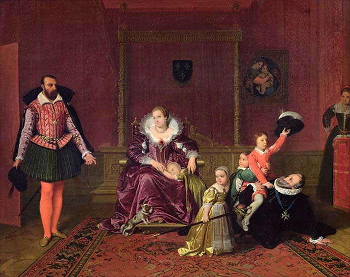 Henry four of France Playing with his Children